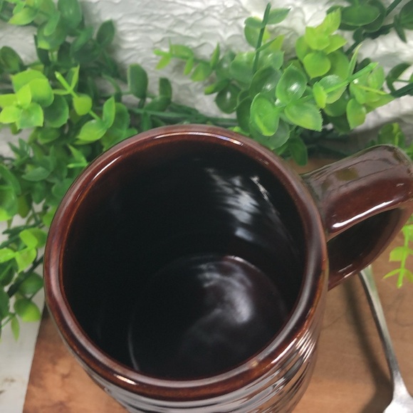 Hull Marcrest VTG 18oz Daisy Dot Stonewear Mug Coffee Tea Beer Drinkware - Picture 8 of 16